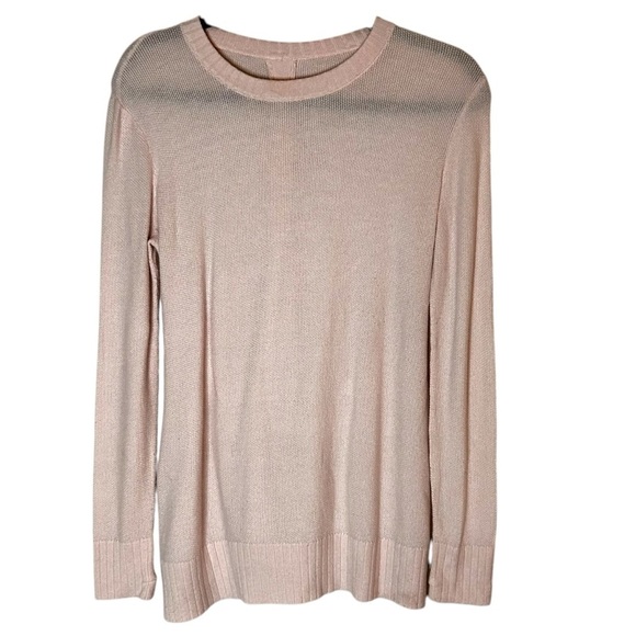 Lululemon Sincerely Yours Sweater- Pink Glow Cashmere Blend Sweater- Size 6 - Picture 6 of 12